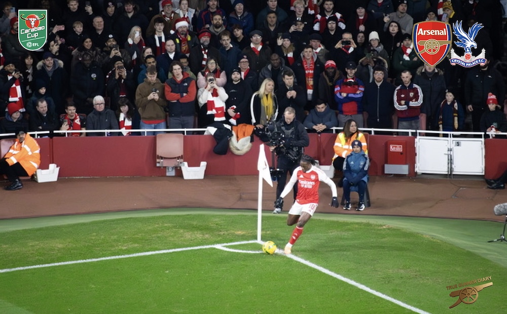 Arsenal vs Crystal Palace, EFL Cup (23. 12. 2025)