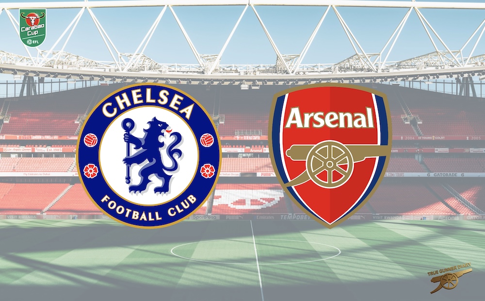 Semifinále EFL Cupu mezi Chelsea a Arsenalem je tady!
