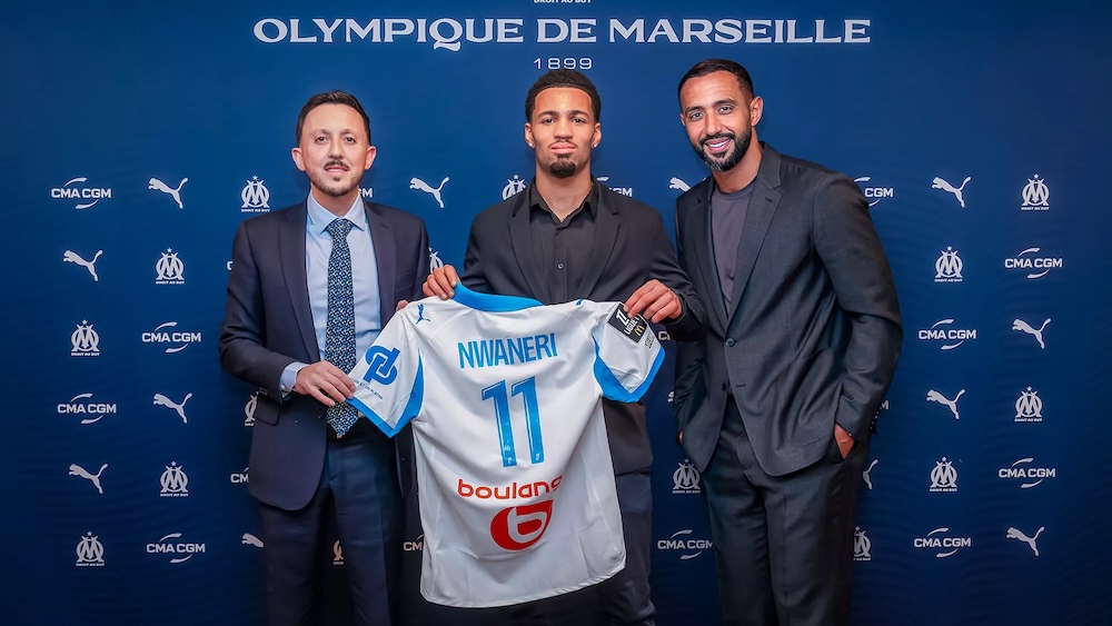 Ethan Nwaneri heads on loan to Marseille